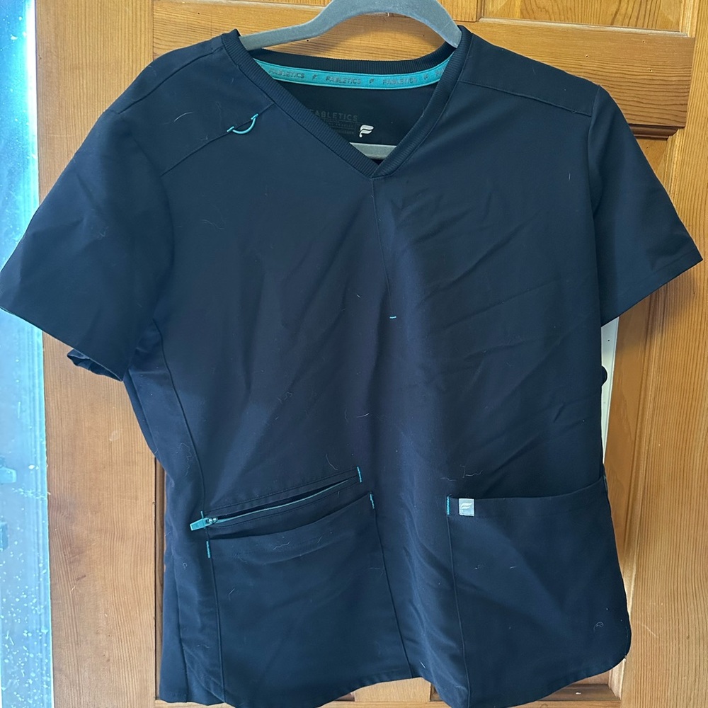 Fabletics Black Scrub Top
